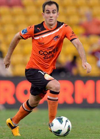 Brisbane Roar midfielder Steven Lustica. Photo: Bradley Kanaris