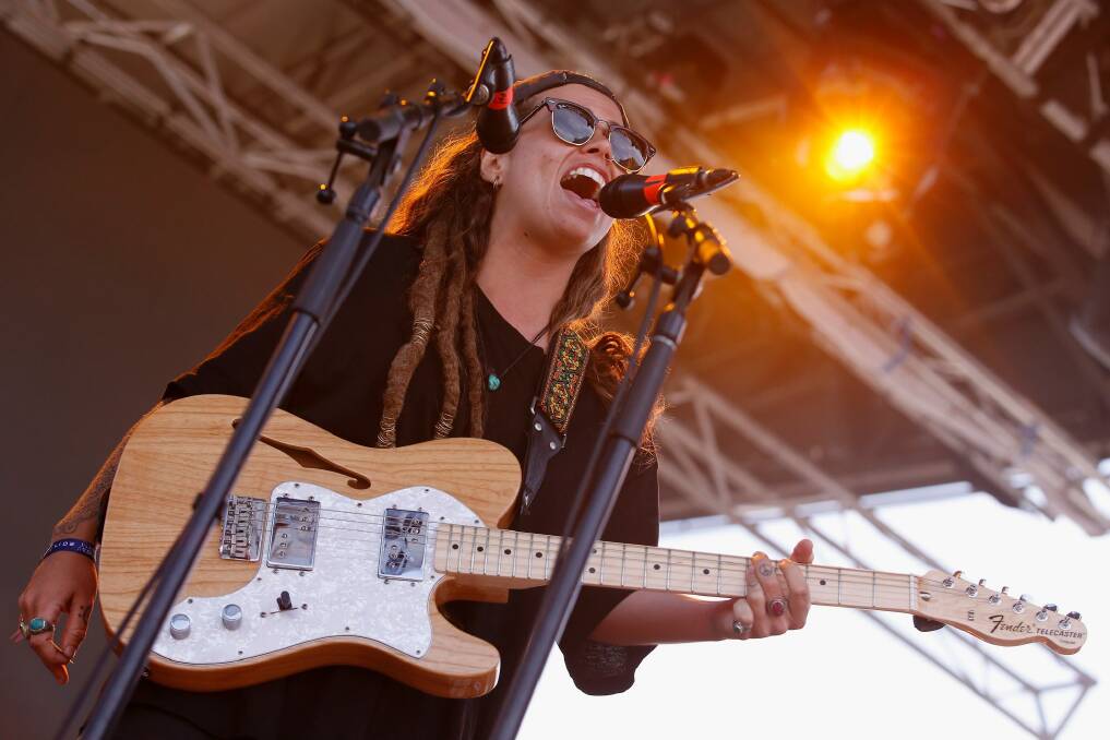 Tash Sultana has been named as part of Groovin The Moo's 2017 lineup Photo: Darrian Traynor