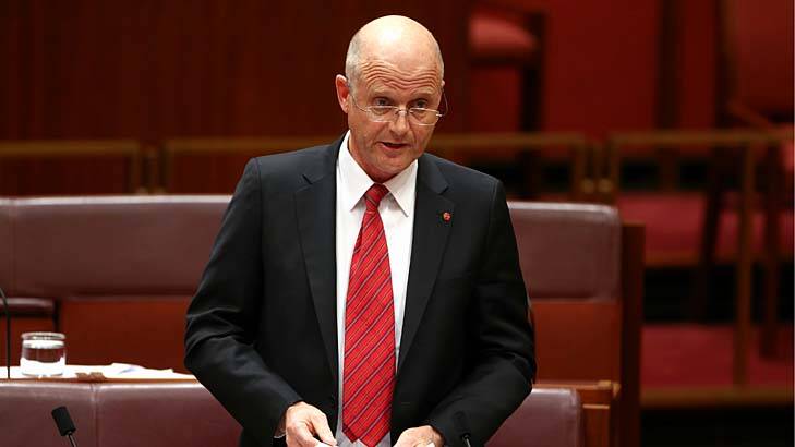 Senator David Leyonhjelm voted with Labor and the Greens to block government moves to scrap the tax cuts linked to the carbon tax. Photo: Alex Ellinghausen