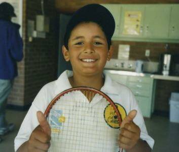 Nick Kyrgios plays pennant tennis at age 7.
