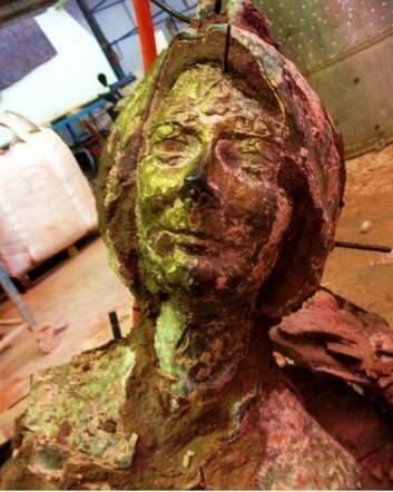 Bust by Sculptor Peter Nicholson.