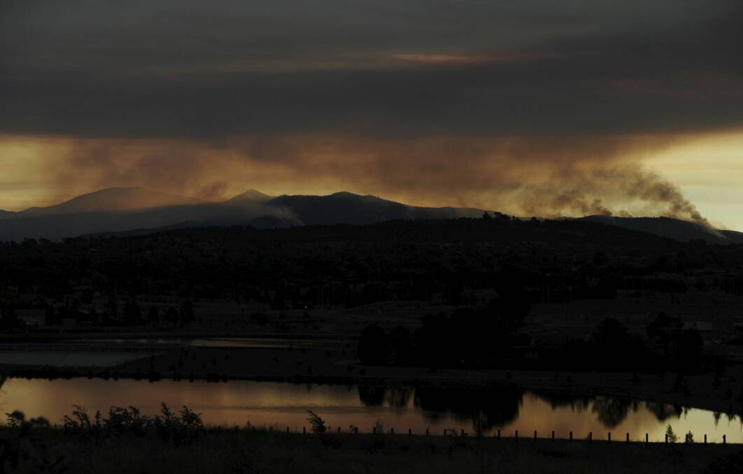 Hazard reductions burns could push some smoke over Canberra. Photo:  Graham Tidy