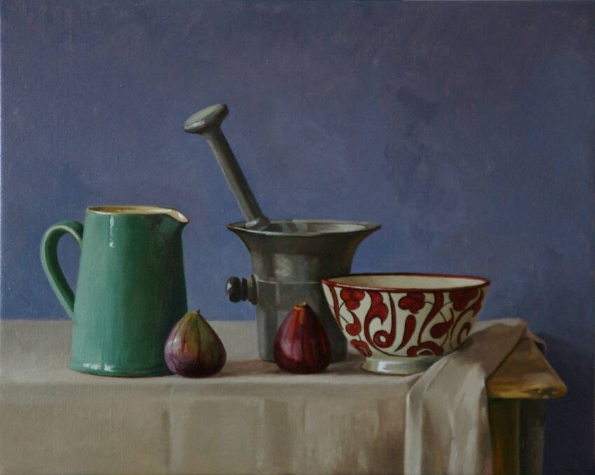 Crispin Akerman's 'Still life with figs'. Photo:  supplied
