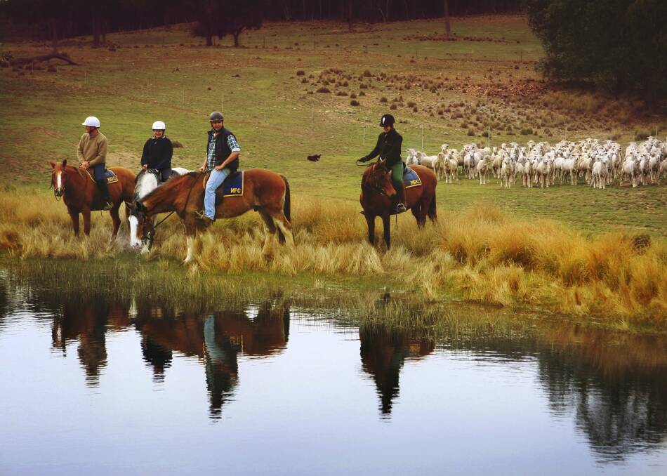 Explore the hills around Murrumbateman on horseback as part of the annual Fireside festival. Photo: Supplied
