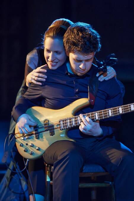 Maxi Blaha and Georg Buxhofer (with guitar) in "Soul of Fire". Photo: Peter Rigaud