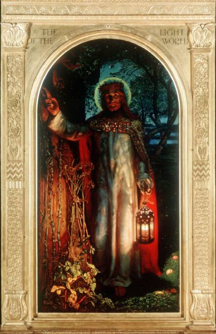 ''The Light of the World'' by William Holman Hunt.  Photo: AP