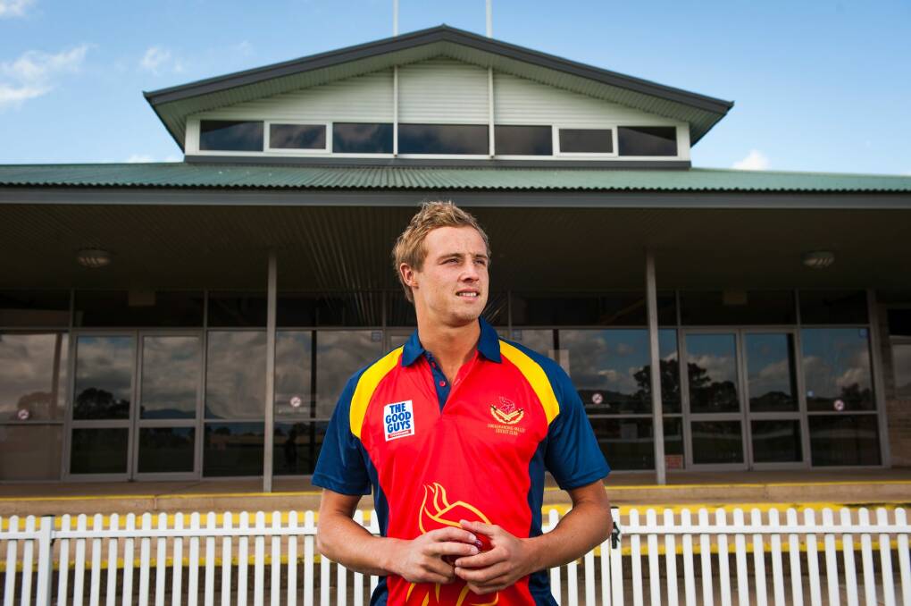 English cricketer Charlie Morris has joined Tuggeranong for the Cricket ACT first-grade season. Photo: Elesa Kurtz
