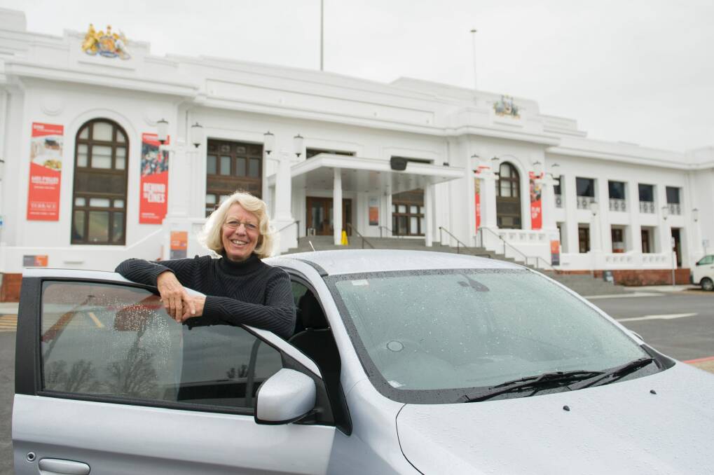 Ulli Brunnschweiler has enjoyed learning new things about Canberra as an Uber driver.  Photo: Jay Cronan