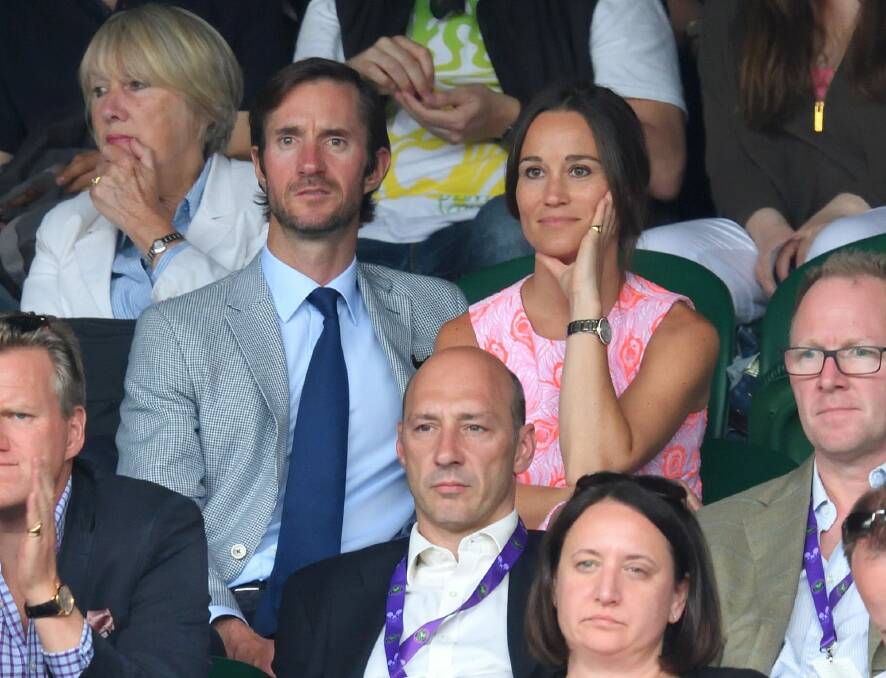 Pippa Middleton and her fiance, James Matthews. Photo: Karwai Tang