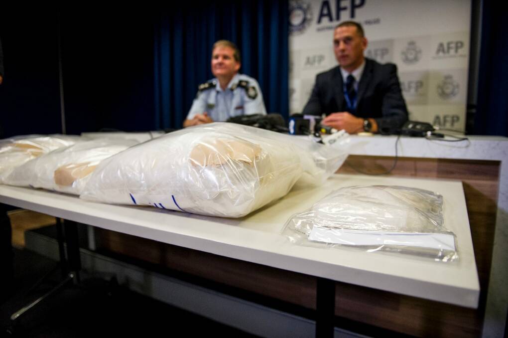 The territory's biggest drug haul was found in Alexander Hagan's car in 2014. Photo: Jay Cronan