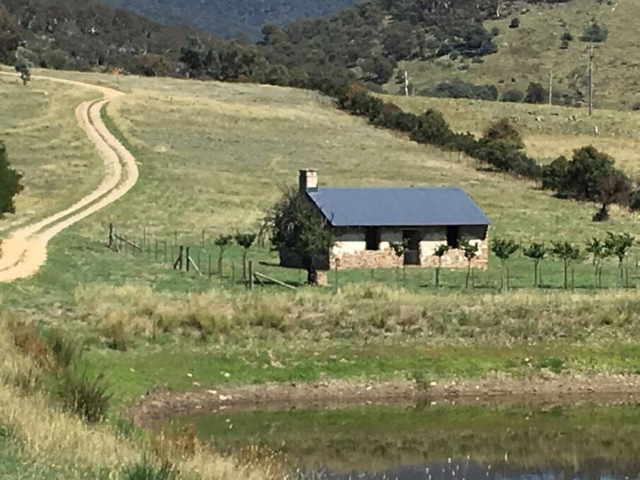 The partially-restored ruins of an 1880s home near Colinton. Photo: Supplied