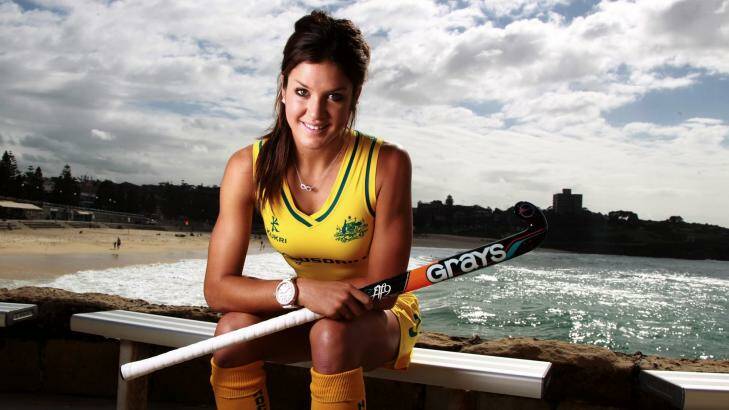 Australian hockey player Anna Flanagan is Sportbet's pick to take out the Sport's Women Category in Cosmopolitan's Fun Fearless Female Awards. Photo: Ben Rushton