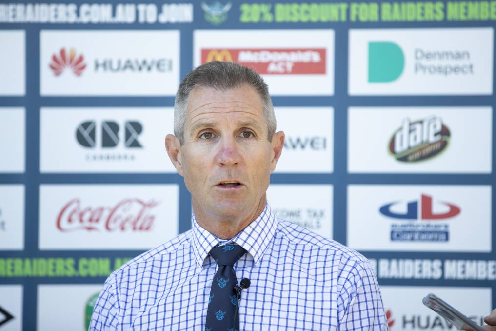 Canberra Raiders boss Don Furner. Photo: Sitthixay Ditthavong