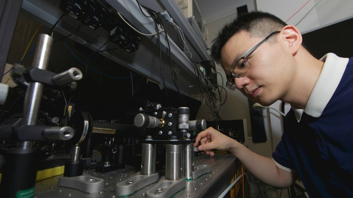 Researcher Lei Wang said his research was partly inspired by Star Wars.  Photo: Jamie Kidston