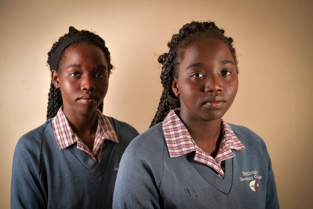 Tahbisa (right) says braiding makes her hair healthier and easier to manage. Photo: Eddie Jim