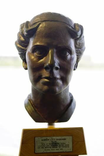 Bust of Marion Mahony Griffin at National Capital Exhibition. Photo: Jay Cronan
