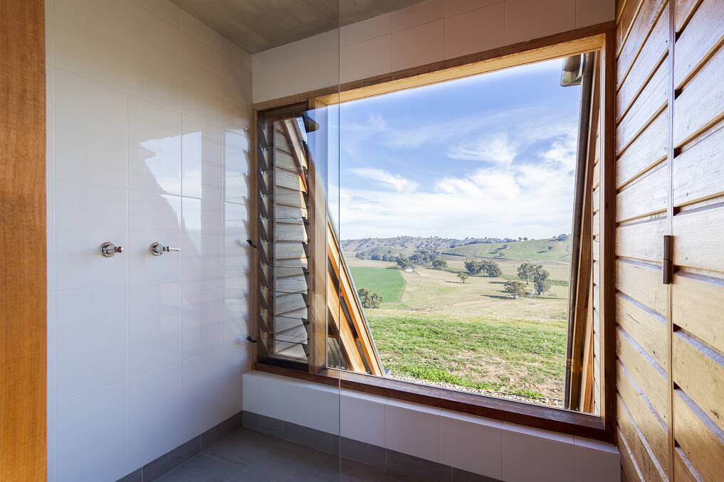 Take a shower with a view. Photo: Hilary Bradford