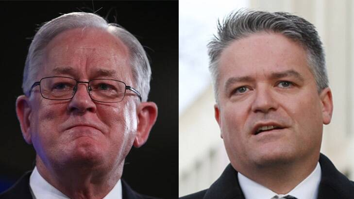 Different takes: former Coalition finance spokesman Andrew Robb said evidence of end-of-year waste was "stark" and "damning". Finance Minister Mathias Cormann is more equivocal.