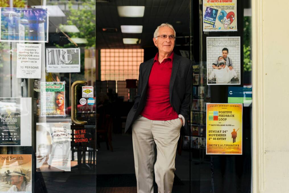 Smiths Alternative owner, Dominic Mico, will be closing the iconic Melbourne Building store. Photo: Rohan Thomson