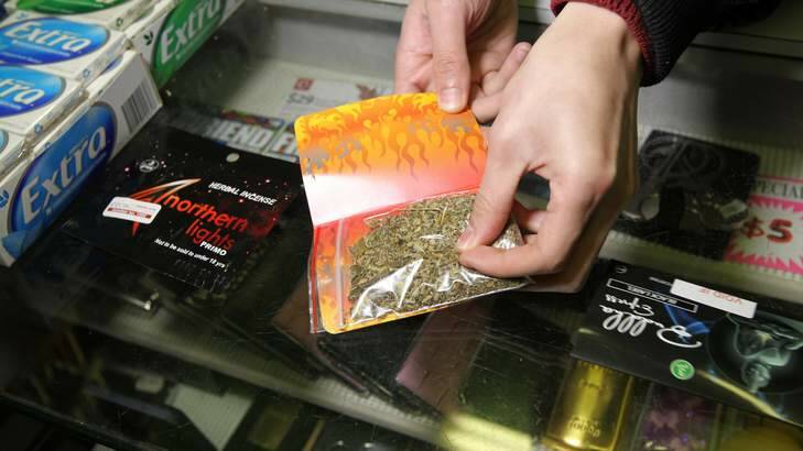 Synthetic cannabis ... "herbal incense" products like this have been seized by ACT police. Photo: Dean Sewell