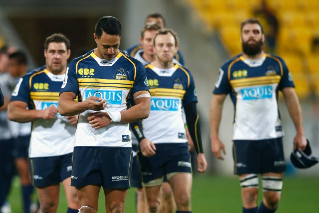 The Brumbies were knocked out of the finals in 2015. Will they make it that far in the new year? Photo: Getty Images