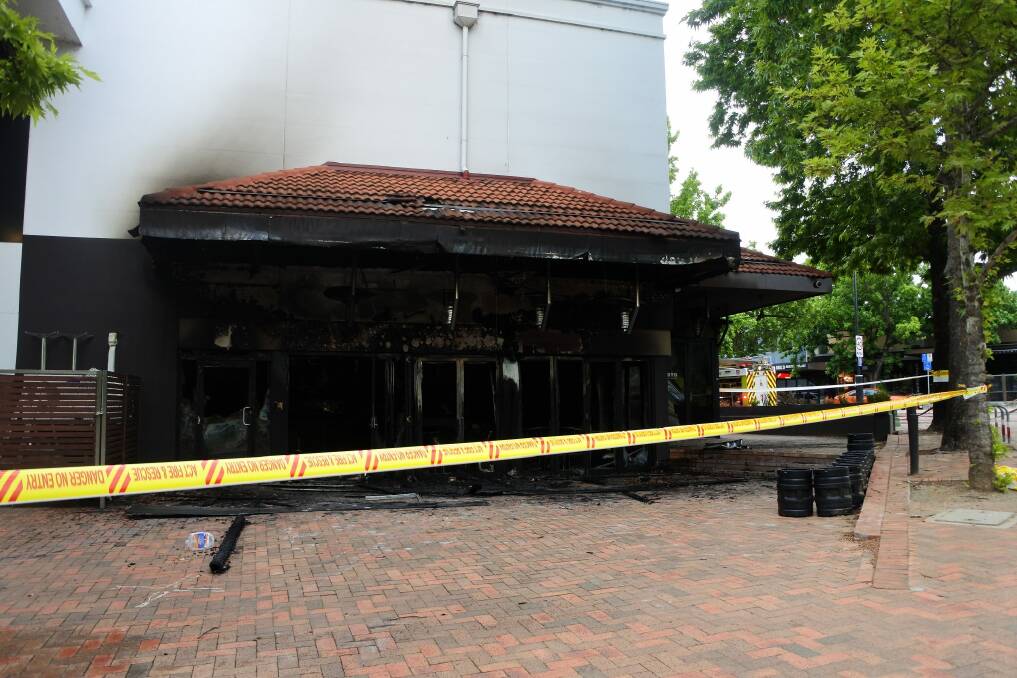 The restaurant is believed to have been vacated at the time of the fire. Photo: Clare Sibthorpe