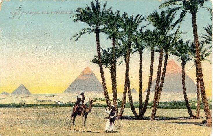 Vintage postcard of Egypt Photo: act\ian.warden