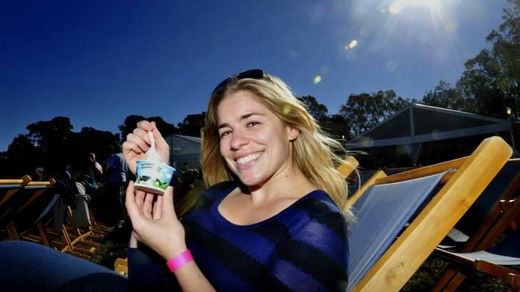 Dani Bramante of Kingston at the Ben & Jerry's Sundae Session Charity Launch. Photo: Melissa Adams