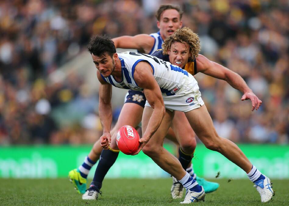 Tarrant in action against the Eagles. Photo: Getty Images
