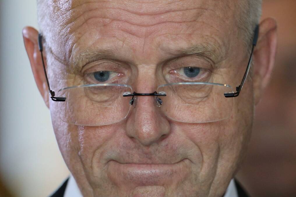 Is love in the air? Liberal Democratic Senator David Leyonhjelm. Photo: Andrew Meares