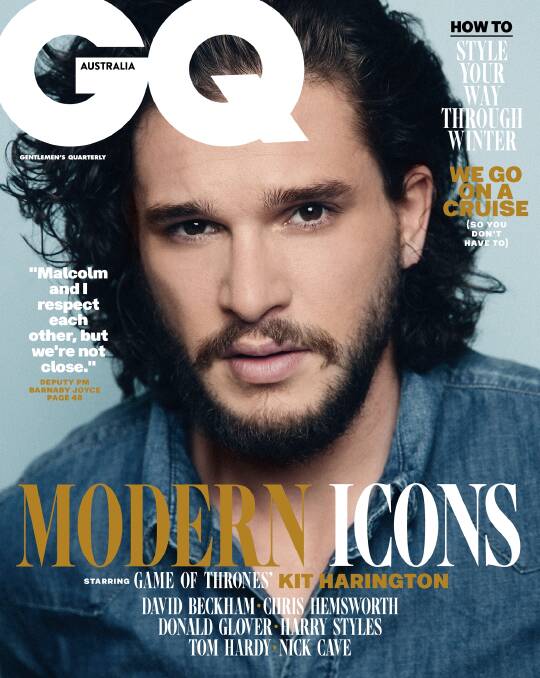 The August issue of GQ is on stands from July 17.