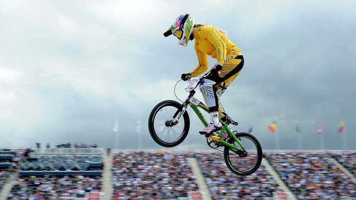 'No one is holding back' ... Lauren Reynolds in action at the Olympics. Photo: Getty