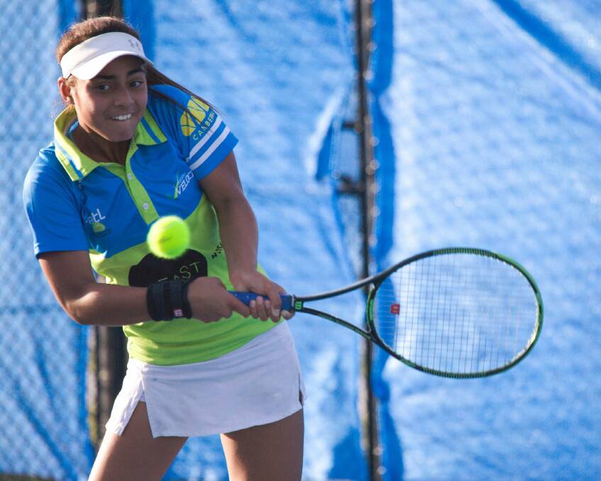 Annerly Poulos will play for Australia at the WTA Future Stars event in Singapore. Photo: Graham Clews