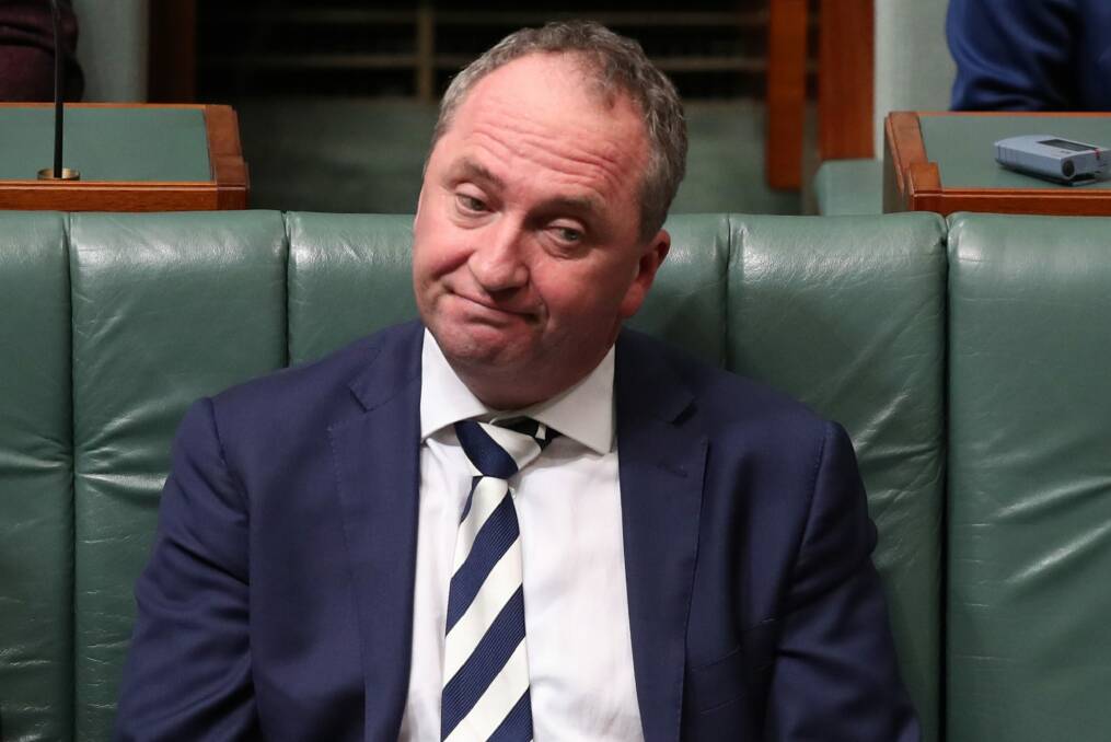 Barnaby Joyce is the leader of the National Party. Photo: Andrew Meares