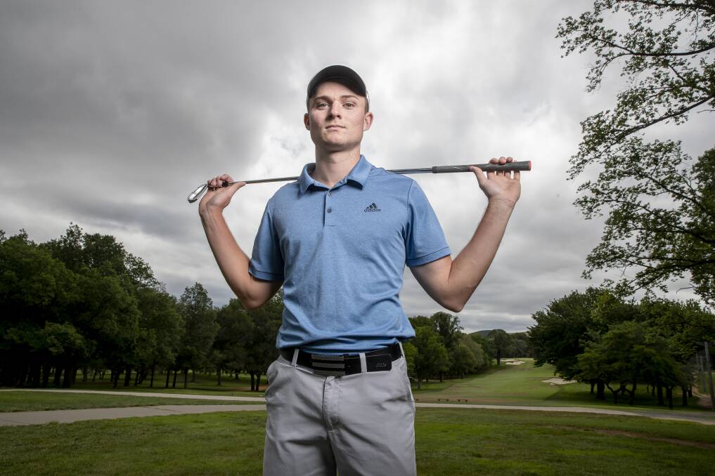Canberra golfer Tom O'Rourke. Photo: Sitthixay Ditthavong