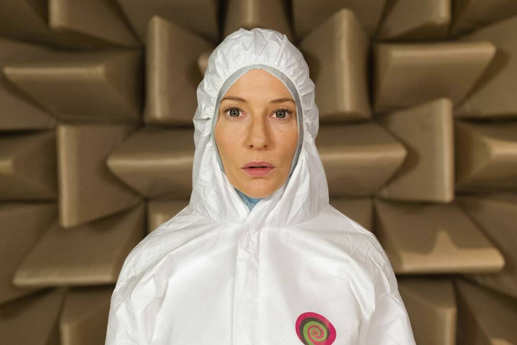 Cate Blanchett spent 12 days in Berlin filming the various manifestos for Julian Rosefeldt. Photo: Julian Rosefeldt