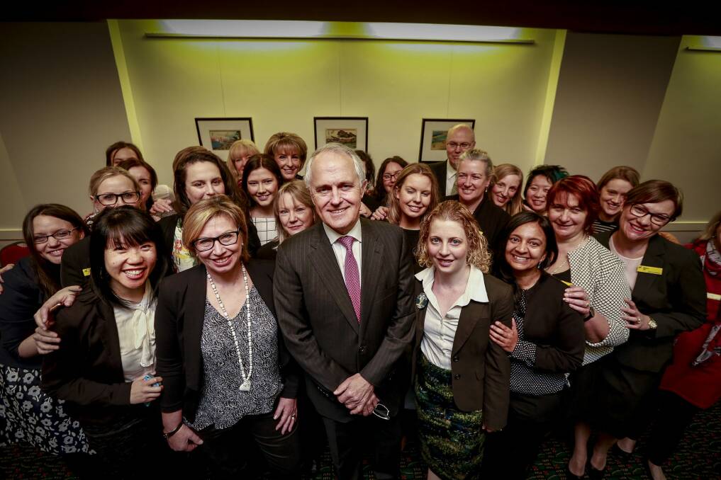 One obvious place for Turnbull to start is with women. Photo: Eddie Jim