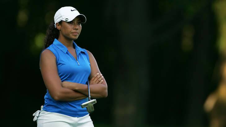 Cheyenne Woods wants to step out of the shadow of her famous uncle. Photo: Getty Images