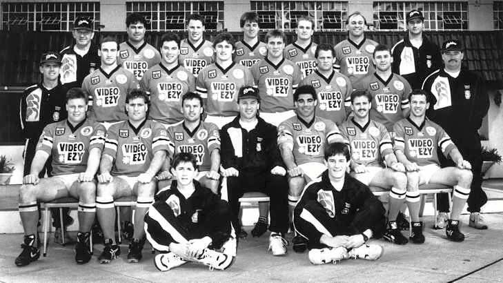 The Raiders team of 1991 also endured a tough year. Photo: Paul Jones