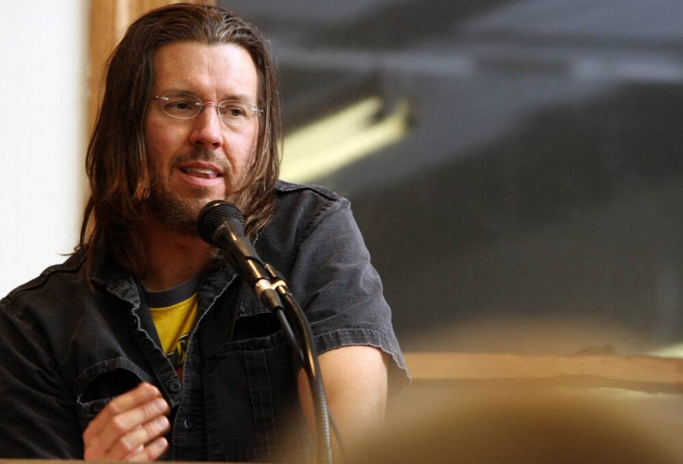 David Foster Wallace left a final manuscript with his suicide note. Photo: Suzy Allman/New York Times