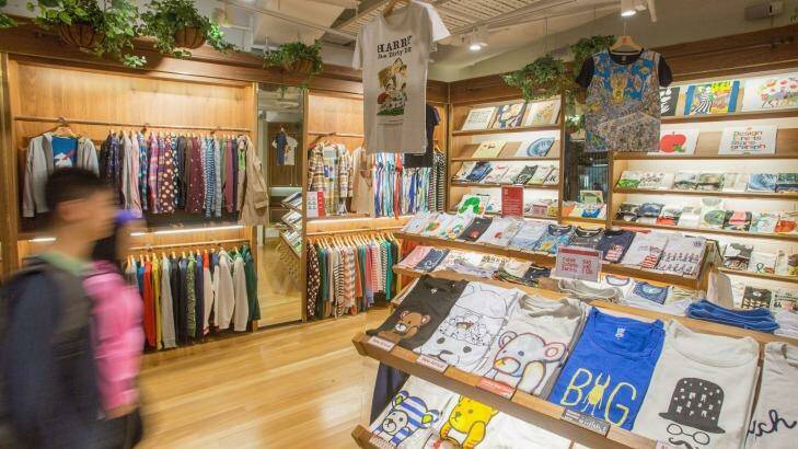 Truly original: Graniph T Shirt Store,  in Sydney. Photo: Cole Bennetts