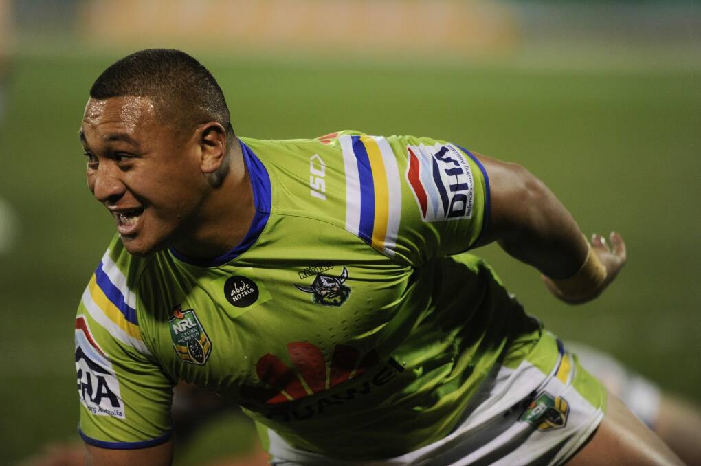 Signing Papalii to a long deal is a big coup for the Raiders. Photo: Rohan Thomson