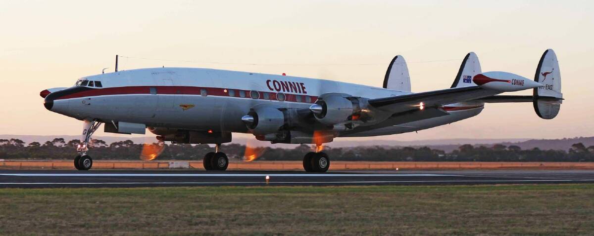 The restored "Connie'' will be appearing at the Canberra airport open day on Sunday. Photo: Supplied