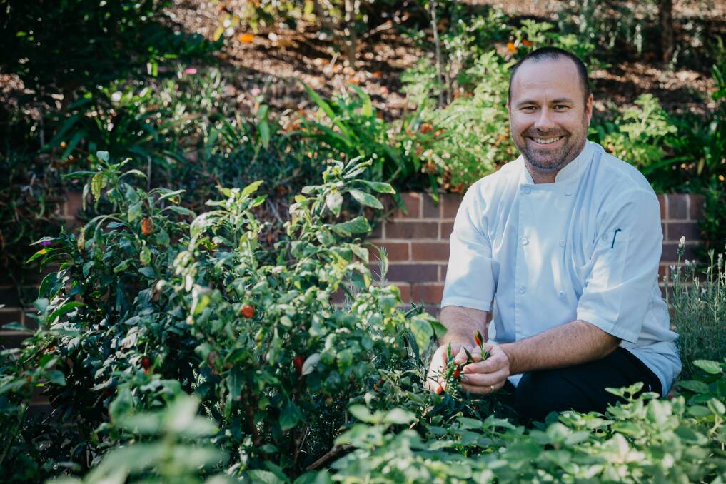 Executive chef Perry Hill at The Botanica Vaucluse kitchen.  Photo: Supplied 