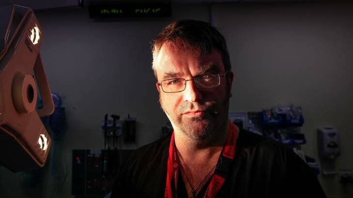 Dr. David Caldicott of Canberra Calvary Hospital is a world leader in alcohol related harm. Photo: Katherine Griffiths