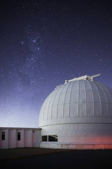 Mount Stromlo Observatory holds public stargazing nights throughout winter, including an attempt to break a stargazing World Record on August 21.  Photo: Daniel Spellman