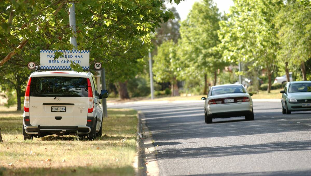 There were more than 21,000 speeding offences detected by mobile speed cameras in 2017. Photo: Andrew Sheargold