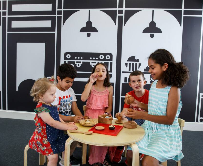 Little ones can get their first taste of democracy at MoAD's new PlayUP space. Photo: Mark Nolan