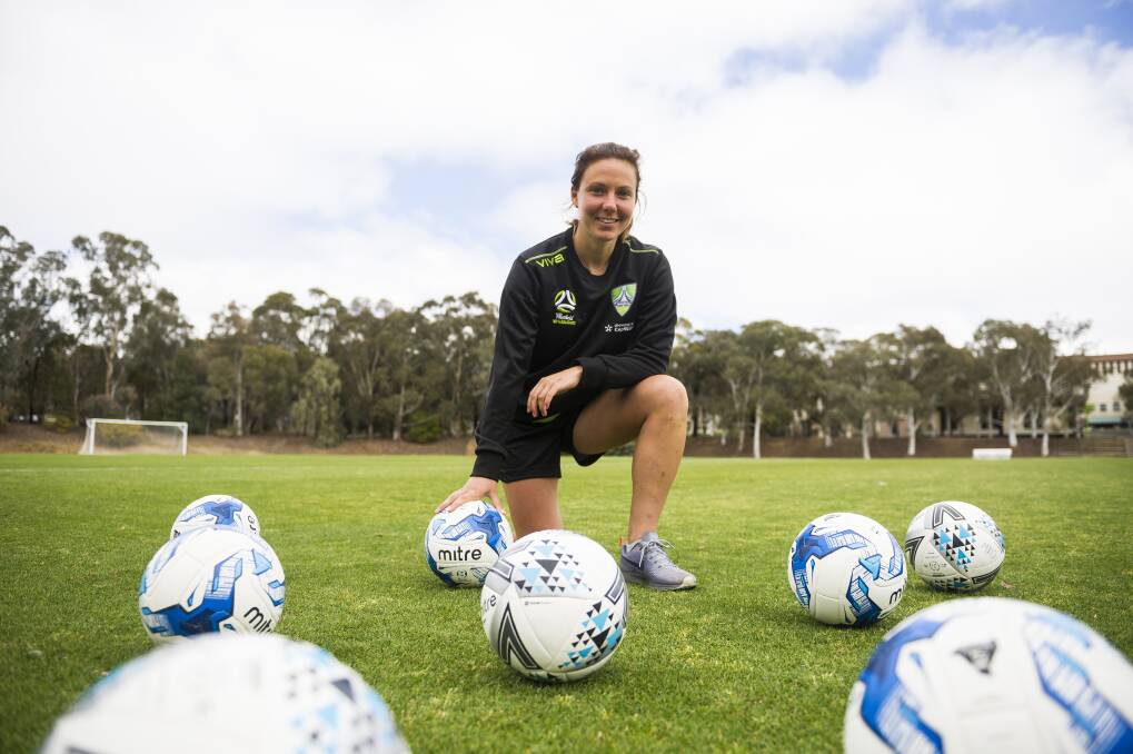 Scottish import Rachel Corsie has been named Canberra United's captain.  Photo: Dion Georgopoulos
