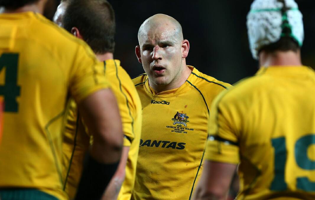 Man for a crisis: Former Wallabies captain Stephen Moore. Photo: Getty Images